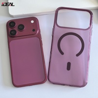 Coque de téléphone magnétique IDEAL avec protection contre les chutes de 2,0 mm d'épaisseur, bouton de contrôle de la caméra IA, coque de protection pour iPhone 18 Pro Max