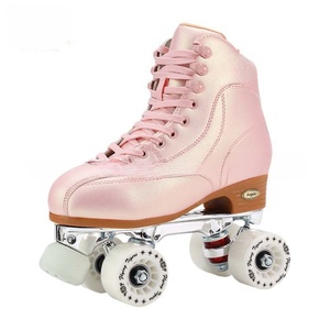 Patins à roulettes professionnels à double rangée pour adultes, tendance mode, nouveaux, élégants, confortables, pour jeunes, roues noires scintillantes, flash - Product Image 4