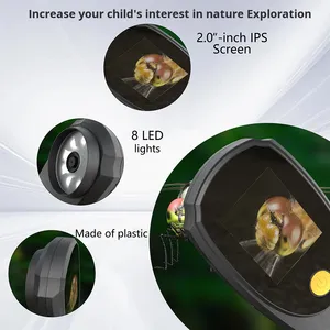 Microscopio Digitale Portatile con Schermo IPS da 2.0 Pollici, Fotocamera 2MP, Ingrandimento Fisso <span class=keywords><strong>500x</strong></span>, 8 Luci LED Regolabili a 3 Livelli, USB - Product Image 3