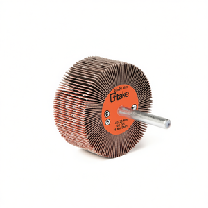 Roue à lamelles abrasives Ttake 40x20 mm, grain 60, tige de 6 mm pour le meulage - Product Image 2