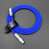 Nouveau 240w Charge Rapide Usb c à c Silicone Câble Usb DIY Chubby Téléphone Câble De Charge pour iphone 15 Pro Max iphone 16 Pro Max