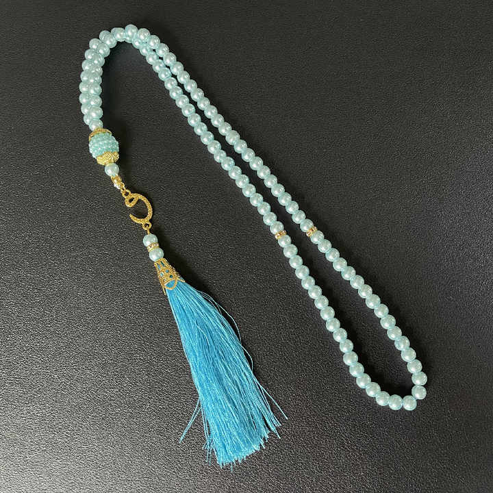 Prayer Beads Necklace Religious Finger Counter Muslim Kuka Tesbih 99 ...