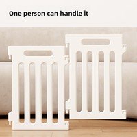 Barrière de séparation intérieure en plastique pour chiens et lapins de petite taille, 50 cm de haut, universelle quatre saisons, produits pour animaux de compagnie