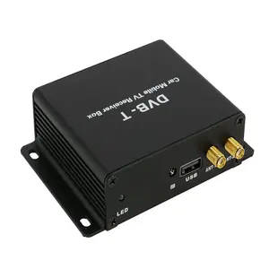 Analoge Tuner Hoge Snelheid 120 Km/h Signaal Ontvanger Dvb-t Hd 2 Antenne Auto Digitale Tv Box Voor Auto Monitor