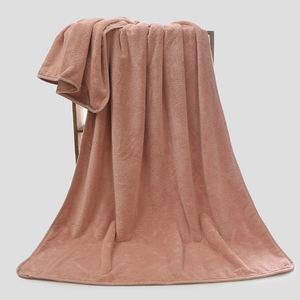 Usine directe Coral Velvet serviette Microfibre Hôtel Serviettes De Bain Super Doux Très Absorbant Coral Velvet Serviettes De Bain - Product Image 6