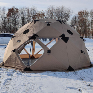 400*430*220cm không gian rộng 8 mặt cửa sổ trong suốt Lều câu cá mùa đông cách nhiệt cao Mông Cổ, Nga thời tiết lạnh - Product Image 5