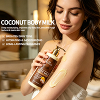 Lotion corporelle au beurre de karité et à la noix de coco, parfum longue durée, niacinamide, blanchissant, hydratant, peau lisse, crème corporelle, marque privée