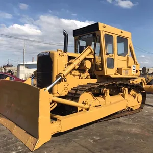 Trator de gato usado boa condição, caterpillar usado bulldozer d7g feito no japão venda quente