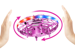 Drone UFO volant anti-collision à main, boule LED ultra-<span class=keywords><strong>lumineuse</strong></span>, mini drone à induction, suspension, avion télécommandé pour enfants, cadeau - Product Image 2