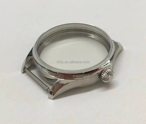 Pièces de rechange personnalisées de luxe pour boîtier de montre pilote en acier inoxydable avec cristal saphir de 40 mm, <span class=keywords><strong>mouvement</strong></span> <span class=keywords><strong>ETA</strong></span> <span class=keywords><strong>6497</strong></span>/6498, léger - Product Image 3