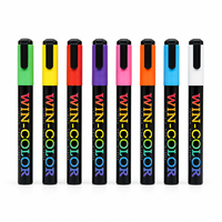 Ensemble de 12 stylos à craie liquide effaçables non toxiques pour graffiti, marqueurs pour fenêtres