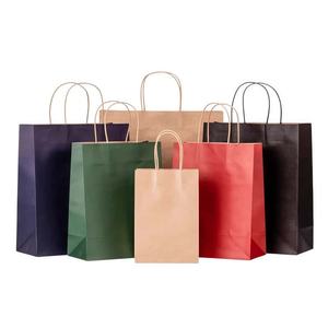 Sacs en papier kraft personnalisés avec poignées pour bouquets de fleurs, emballage de vente au détail pour boutiques de cadeaux, impression de logo personnalisée en gros - Product Image 4