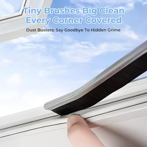 Reinigungsbürste, Hartborstige Fugenbürste, Toiletten-Fugenreinigungsbürste, für Kleine Räume, Küche, Bad - Product Image 2