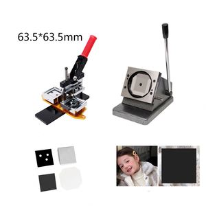 Machine de découpe de moules pour autocollants magnétiques rectangulaires pour réfrigérateur 63,5*63,5 mm, outil de fabrication d'aimants - Product Image 1