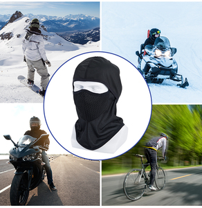 Bicicleta invierno equipo de bicicleta a prueba de viento de lana térmica cabeza cuello cálido al aire libre deporte ciclismo sombreros sombrero de cara máscara - Product Image 6