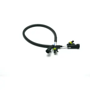 Customized AMP Extension Cord High Voltage Extend Wire Cable for HID Xenon Ballast Wiring Harness