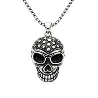 Liontin Pria dari Baja Anti Karat 316L dengan Motif Pohon Kehidupan Yggdrasil Viking Norse, Raven Odin, dan Simpul Celtic Spiral