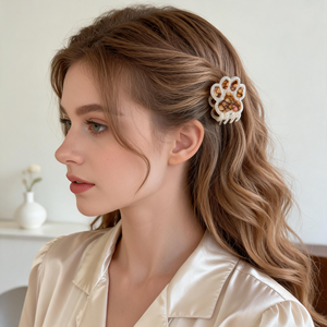 Pinzas para el pelo con forma de pata de gato de dibujos animados, pinzas de mandíbula para peinados medio recogidos, pinzas de tiburón multiusos para flequillo y cabello suelto - Product Image 2