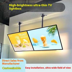 Caja <span class=keywords><strong>DE</strong></span> LUZ <span class=keywords><strong>DE</strong></span> góndola LED para supermercados, pasillos minoristas y grandes almacenes, solución <span class=keywords><strong>de</strong></span> publicidad colgante - Product Image 2