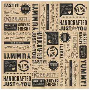 <b>Food</b> Grade Custom logo Printed Wax <b>Paper</b> Grease Proof Sandwich <b>Paper</b> - Product Image 1