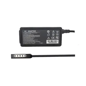 Cargador de ordenador portátil 43W 12V 3.58A superficie fuente de alimentación para Micsoft superficie Pro 1 Surface Pro 2 superficie RT 1512, 1536