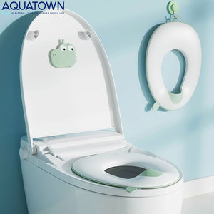 Asiento <span class=keywords><strong>de</strong></span> <span class=keywords><strong>Inodoro</strong></span> para Niños Pequeños con Protección Antideslizante, Ajuste Universal, Cómodo, Higiénico y Fácil <span class=keywords><strong>de</strong></span> Limpiar, Asiento <span class=keywords><strong>de</strong></span> Entrenamiento para Ir al Baño - Product Image 1