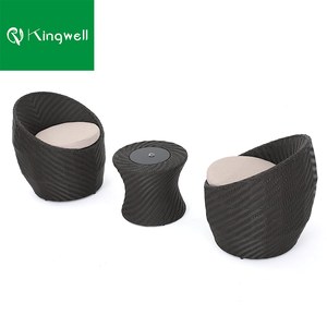 Outdoor Furniture Classical Style Rattan Wicker Dining <strong>Table</strong> Set <strong>Balcony</strong> Coffee <strong>Table</strong> and Bistro Chairs Patio Dining Sets - Product Image 2