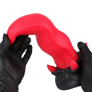 Wholesale 2.75 Inch Tongue <b>Dildo</b> Anal Plug Big Fantasy Cat <b>Dildo</b> Prostate Massager Adult Sex Toy for Women Men Gay - Product Image 4