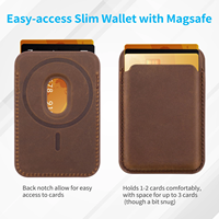 Cartera Magnética N52 para Tarjetas de Crédito, Compatible con Magsafe, Porta Tarjetas de Visita, Sin Cierre