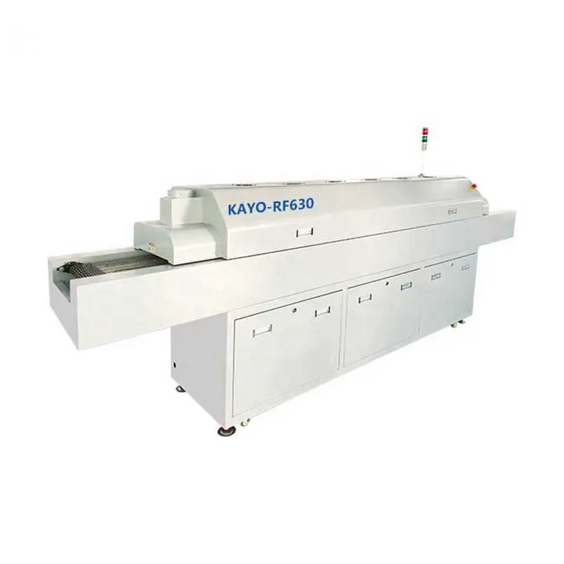 KAYO-RF630 Bebas 6 Zona Pemanasan SMT Reflow Oven untuk PCB Majelis Line