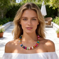 Collier coloré en acier inoxydable Bowei, style sportif estival, pendentif géométrique en forme de clavicule, perles, style Dopamine