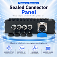 PC Mini Industri Tahan Air IP65 Komputer Tanpa Kipas Intel J1900 N100 Core I3 I5 I7 12V DC VESA DIN Rail OEM ODM