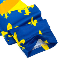 Maillot de football personnalisé de haute qualité, impression par sublimation, manches longues, unisexe, rétro, 100% polyester, séchage rapide, respirant
