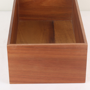 Juego organizador de cajones de almacenamiento de alimentos de bambú rectangular de 5 piezas, juego de alta calidad, duradero, que ahorra espacio, moderno, fácil de limpiar - Product Image 5