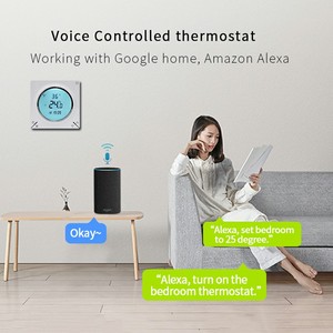 स्मार्ट वाई-फाई रिमोट नेस्ट थर्मोस्टेट व्हाइट सेंसर पार्ट्स फ्लोर रिले रोह अनुरूप इलेक्ट्रिक तापमान मोड मूल लचीला - Product Image 5