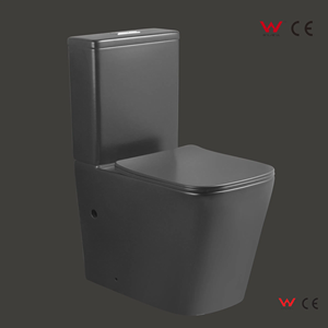 2025 Factory Wall-Mounted <strong>Black</strong> Toilet Set Modern Ceramic Dual-Flush Commode Bowls Siphonic Home Washroom <strong>Bathroom</strong> - Product Image 6