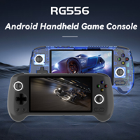 Consola de Videojuegos ANBERNIC RG556 con Pantalla AMOLED de 5.48 Pulgadas, Resolución 1080p, Unisoc T820, Android 13, Consola de Juegos Retro Portátil
