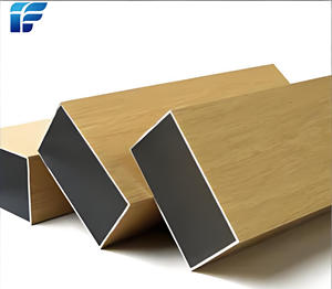 Prix direct usine – <span class=keywords><strong>Tube</strong></span> carré en alliage d'aluminium sur mesure pour plafond à lattes artistique et moderne, idéal pour salon ou espace ouvert - Product Image 1