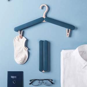 Clothes <b>Hooks</b> and Hangers Foldable Clothes Hanger Household Portable Drying Rack for Outdoor Travel Home - Product Image 4
