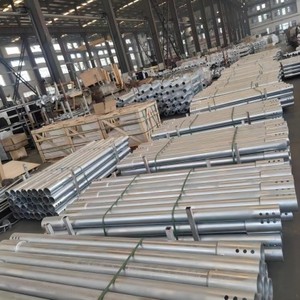 Piliers hélicoïdaux galvanisés d'acier au carbone d'immersion chaude pour la base de construction - Product Image 6