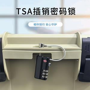 Tsa63162 Travel <b>Lock</b> Zinc Alloy 3 Digit Combination TSA Approved Wire <b>Lock</b> For Luggage Security - Product Image 1