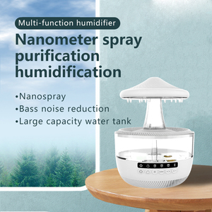 Humidificateur <span class=keywords><strong>de</strong></span> nuage <span class=keywords><strong>de</strong></span> <span class=keywords><strong>pluie</strong></span> <span class=keywords><strong>de</strong></span> champignon d'aide au sommeil <span class=keywords><strong>de</strong></span> chambre <span class=keywords><strong>de</strong></span> bébé <span class=keywords><strong>de</strong></span> lumière colorée avec des sons <span class=keywords><strong>de</strong></span> gouttelettes d'eau <span class=keywords><strong>pour</strong></span> le diffuseur d'arôme d'hôtels - Product Image 6