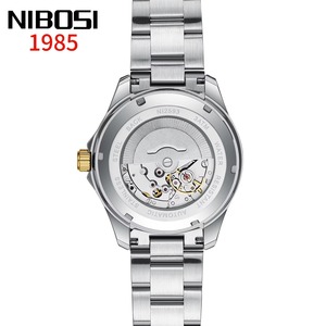 Drioshipping reloj de movimiento automático de lujo para hombres 2593 bandas de acero inoxidable sólido correa de cristal de cuarzo Aleación de moda - Product Image 6