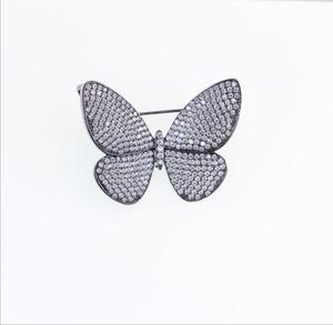 Rakol EP2552 elegante zircon Latón chapado en rodio <span class=keywords><strong>broche</strong></span> de mariposa para las niñas - Product Image 5