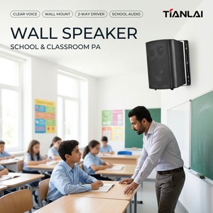 <span class=keywords><strong>ลำโพง</strong></span>แอคทีฟสำหรับห้องเรียนรุ่น TL-MP3 717A คู่ พร้อมขายึดรูปตัวยู กำลังขับ 20-30 วัตต์ ติดผนังได้ ระดับเสียง 105 เดซิเบล 111 เดซิเบล ระดับเสียงสูงสุด สำหรับใช้ในการสอนในโรงเรียน - Product Image 6