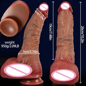 Dildo de massage manuel incurvé et relevé, simulation de pénis, stimulation du point G, petite taille, jouet sexuel pour adultes - LM-B320-2 - Product Image 2