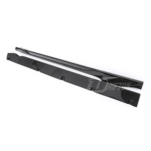 Faldones Laterales de Fibra de Carbono Estilo Drifton CMST V2 para Ford Mustang Gen7 S650 2024 en adelante, Tejido Liso/Sarga/Forged 3K/6K/12K, Acabado Brillante/Mate - Product Image 5