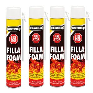 Winoversea 750ml <span class=keywords><strong>Filla</strong></span> Espuma ignífuga Espuma de PU modificada para proyectos de construcción de clasificación de incendios Principalmente poliuretano - Product Image 1