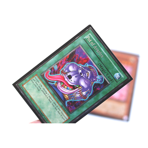 PCS-018 tùy chỉnh Yugioh thẻ tay áo túi đáy vuông với con dấu nhiệt Tính năng in ống đồng <span class=keywords><strong>Bopp</strong></span>/PP/CPP nhựa bề mặt rào cản - Product Image 5