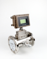 Débitmètre de turbine à gaz industrielle IP65 4-20mA RS485 Sortie impulsionnelle Acier inoxydable OEM